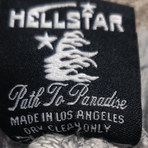 Hellstar Capsule 4 School of Enlightenment Grey Flare Sweatpants NWOT SIZE SMALL - Picture 3 of 6